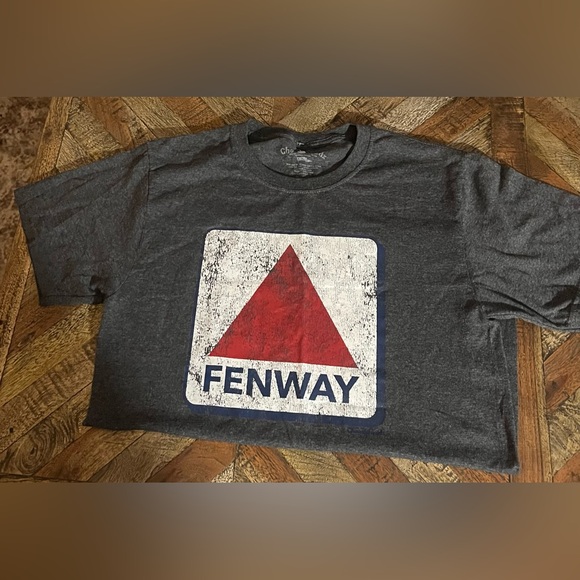 Chowdaheadz Fenway Triangle Tee - Navy and Red - Picture 3 of 4